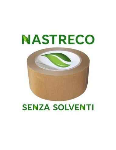 Nastro Adesivo NASTRECO - 144 Rotoli | Ecologico, Resistente e Versatile